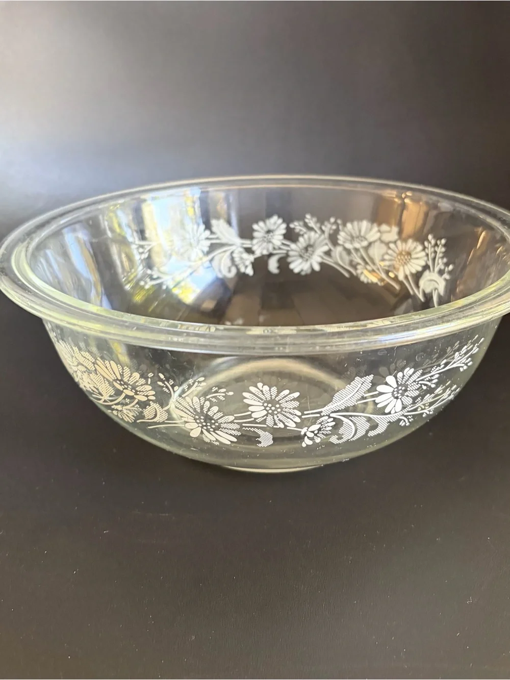 Pyrex vintage clear
